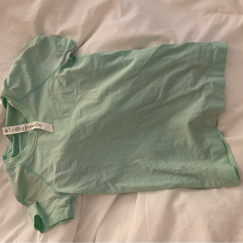 LULULEMON SWIFTLY TECH mint green RARE